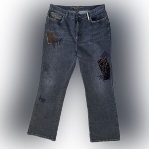 Vintage Ralph Lauren Women's Patchwork Jeans